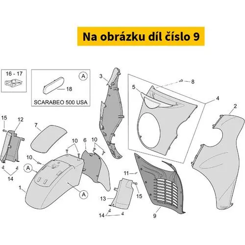 Air Duct, Black AP8149203