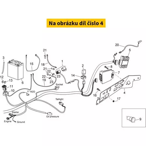 Piastra Supp.Comp.Elettrici AP8179526