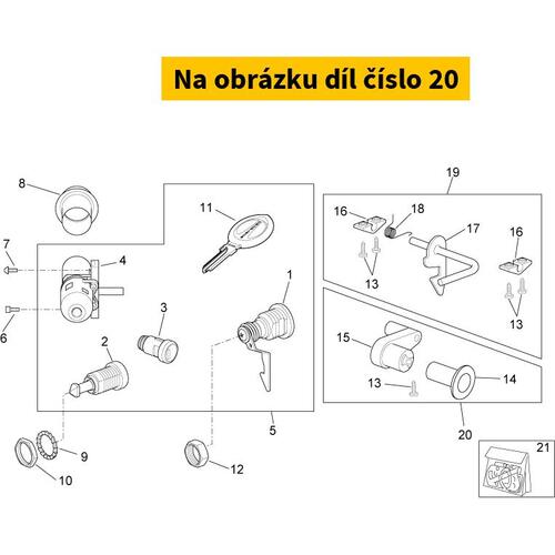 Saddle Lock Hardware Kit AP8202299