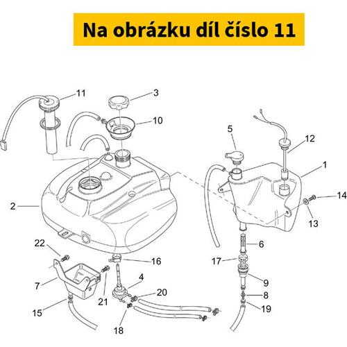 Fuel gauge unit APRILIA Scarabeo 50-100 2T 1998-2006 AP8212988