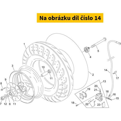 Front Brake Pipe AP8213362