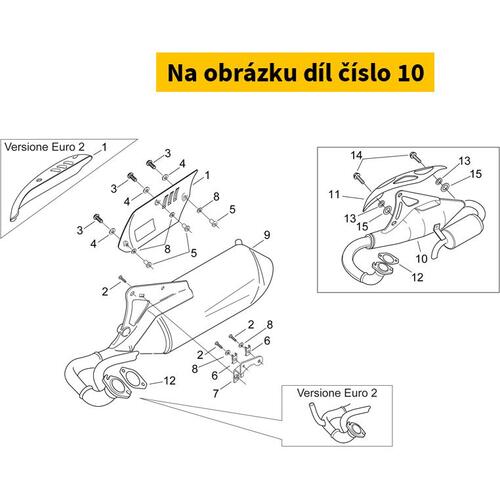 Exhaust APRILIA Sonic 50 H2O 2T E1 1998-2003 (IT) AP8219484