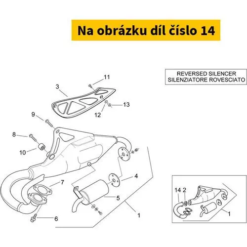 Exhaust Pipe Leading Pipe AP8219524