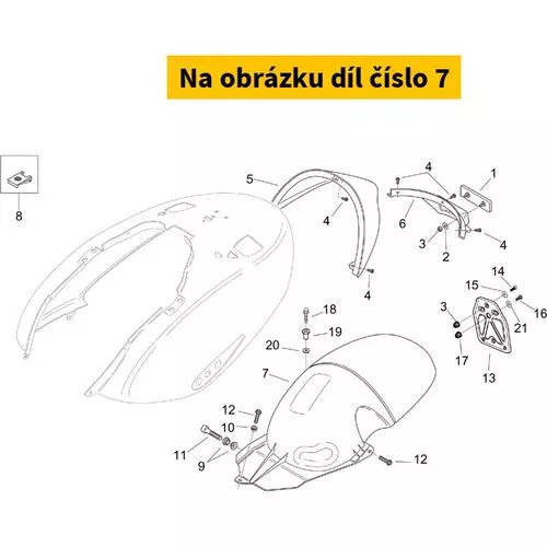 Rear Mudguard AP8248163