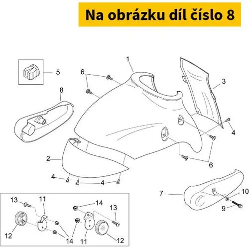 Rh Connecting Rod Cover, Chr. AP8248171