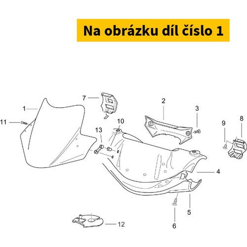 Front Fairing Windshield,Black AP8258564