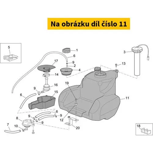 Serbatoio Benzina Completo AP8268518