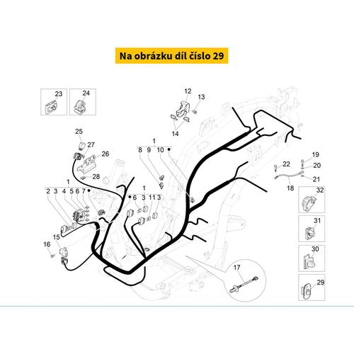 ABS Sensor Clip B005629