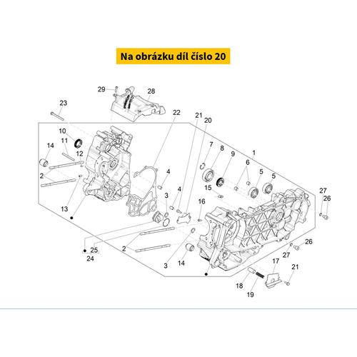 Upper Oil Bulkhead B014135