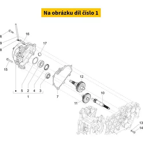 Reducer cover with i.p. B0162665