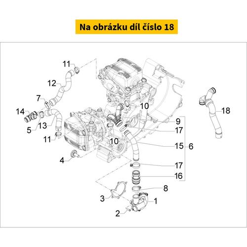 Complete Cylinder Intake Pipe B017116