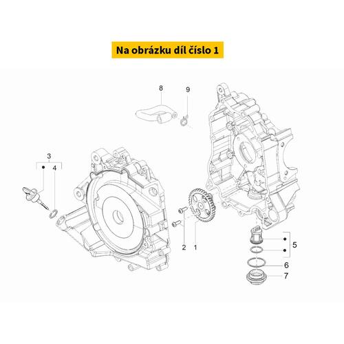 Oil pump APRILIA SR MT 125>160 HE 4T 3V E3>E5 2018-2022 B018448