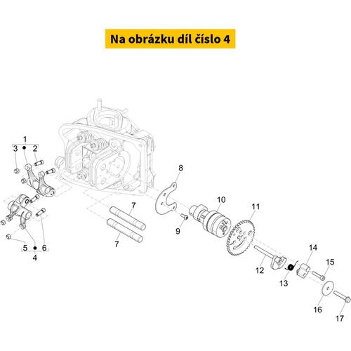 Complete Intake Rocker Arm B018525