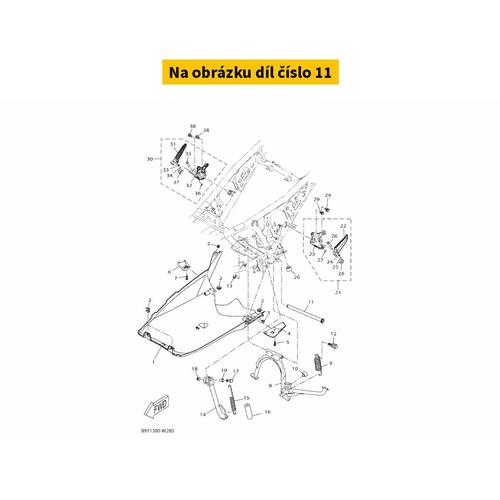 Shaft, Main Stand B6HF71120000