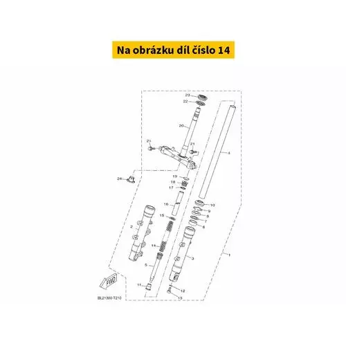 Spring, Front Fork B74F31410000