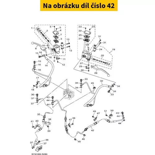 Hose, Brake 4 B74F581J0000