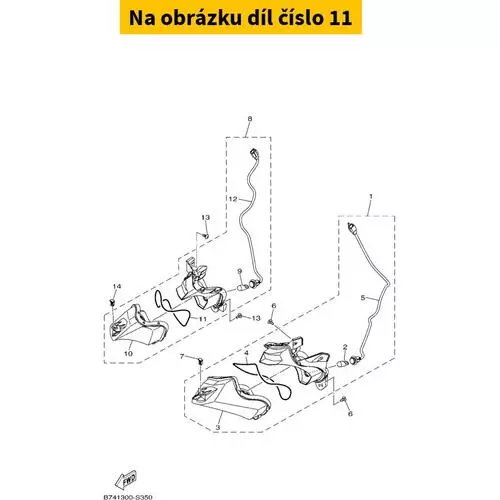 Gasket, Tail Lens B74H47230000