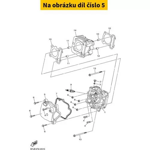 Cover, Cylinder Head 1 B7JE11910000