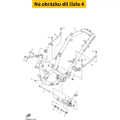 Engine Bracket Comp. B7JF14100000