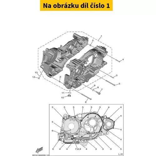 Crankcase Assy B7M151000900