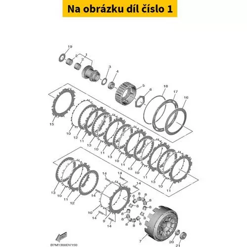 Primary Drive Gear Assy B7M161100000