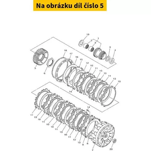 Clutch housing YAMAHA T-Max 530-560i 4T 2012-2022 B7M163710000