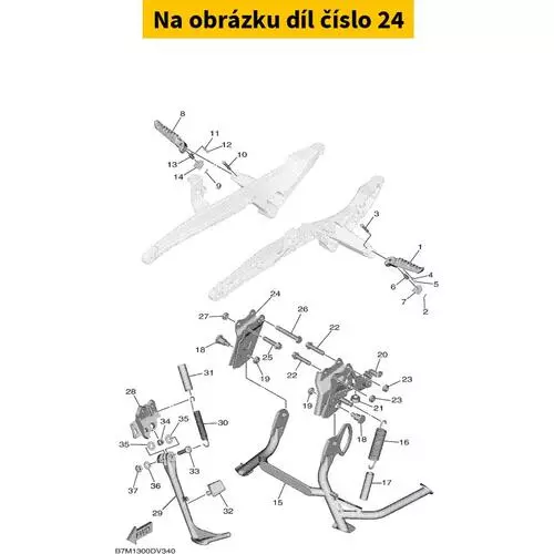 Bracket, Main Stand 2 B7M271520000