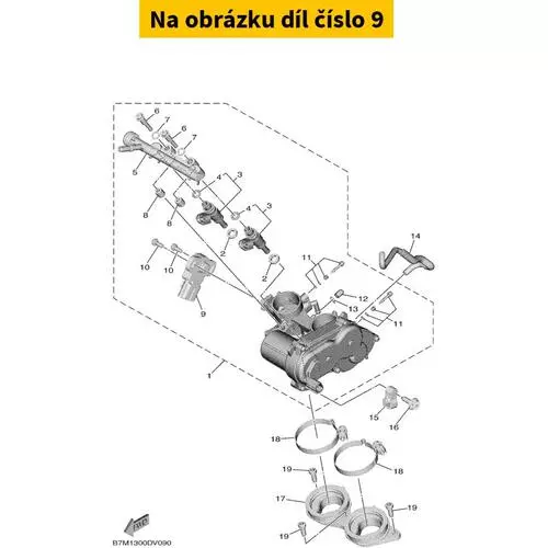 Throttle Sensor Assy B7M858850000