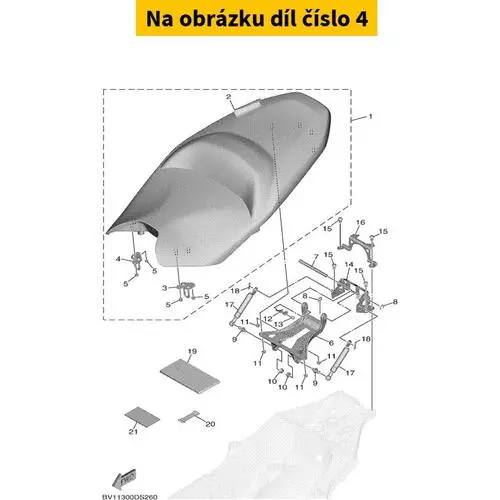 Bracket, Seat BC3247480000