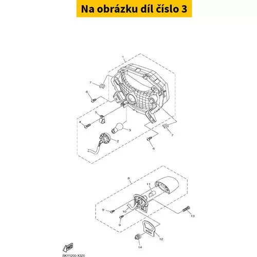 Bulb (12v-21/5w) BGEH47140000