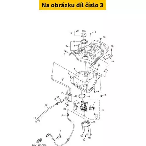 Pipe, Fuel 1 BUVE39710000