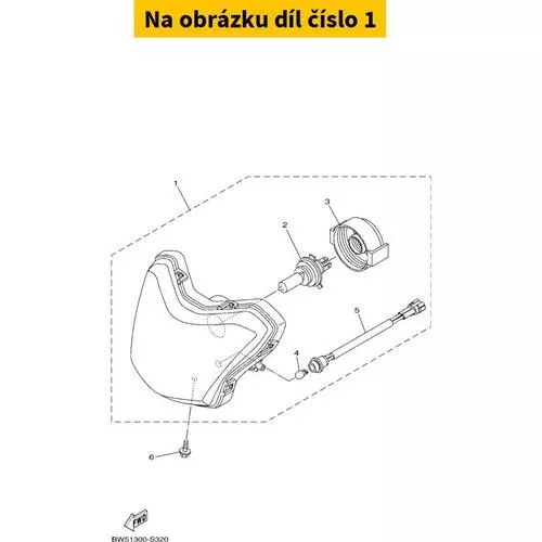 Headlight Unit Ass BW5H43100000