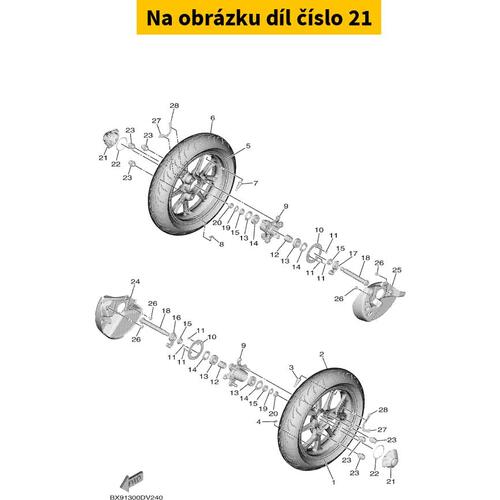 Cap, Wheel BX9F512A0000