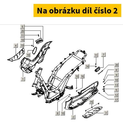 Floor Mat /L.H (Bv-500) - Silver CM01420300E8