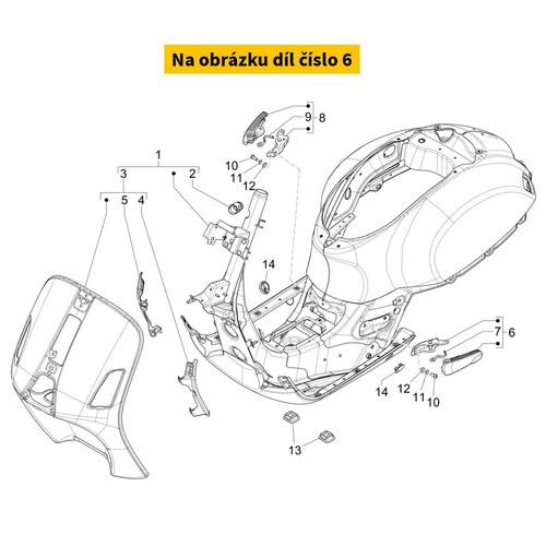 Complete Left Passenger Footboard CM017208