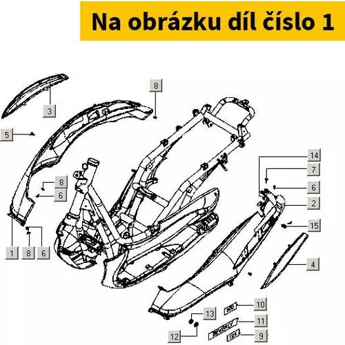 Lh Rear Side Cover Unpainted CM024601