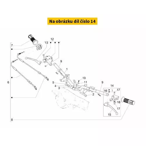 Rear Brake Lever Muff CM063814