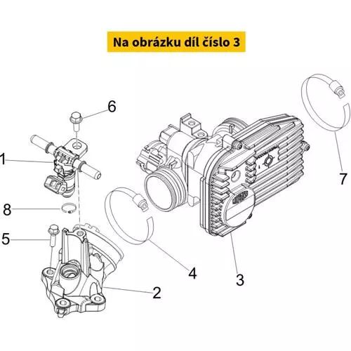 Throttle Body With E.C.U. CM078201