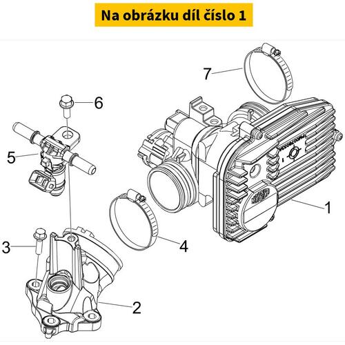 Throttle Body With E.C.U. CM081709