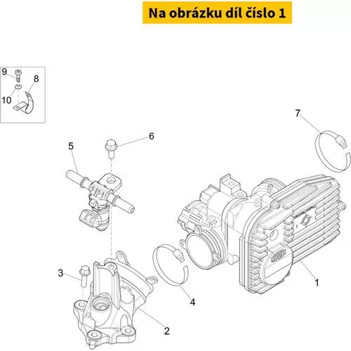 Throttle Body With E.C.U. CM0848287