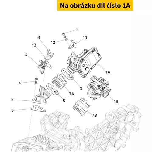 Throttle Body With E.C.U. CM084913