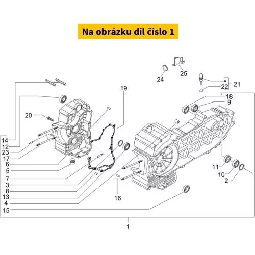 Complete Crankcase CM1568025001