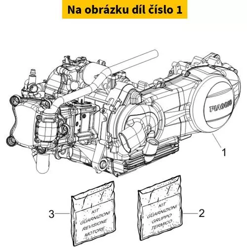 Eng.125 4s/4v E3 Ie Miug3 Vespa Gts/Gtv CM1581165