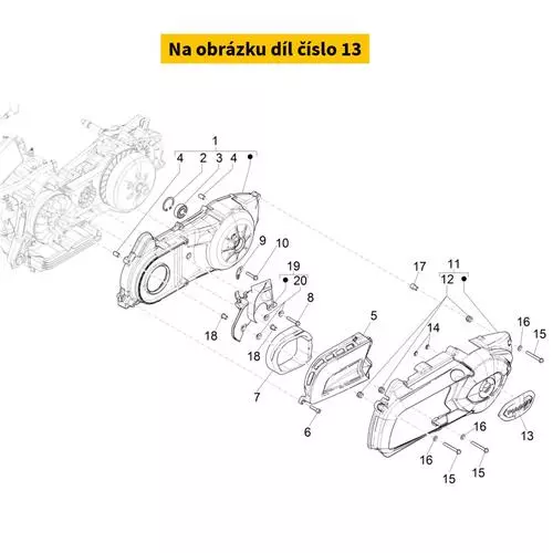 Transmission Cover Cap CM159905