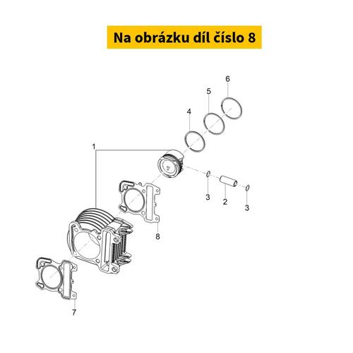 Crankcase/cylinder gasket 0.6 mm CM291502