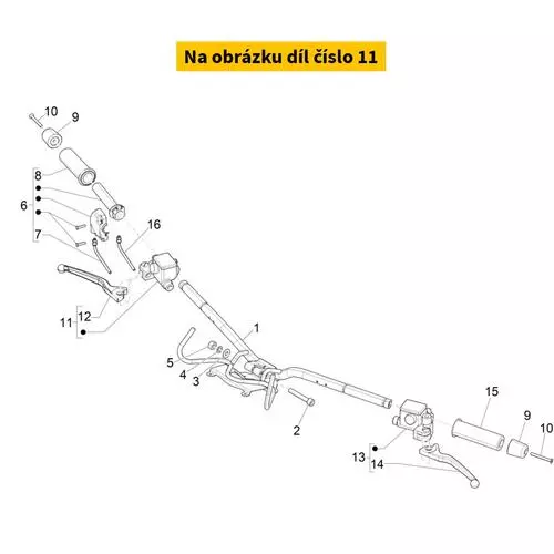 Fr. brake master cylinder CM295305