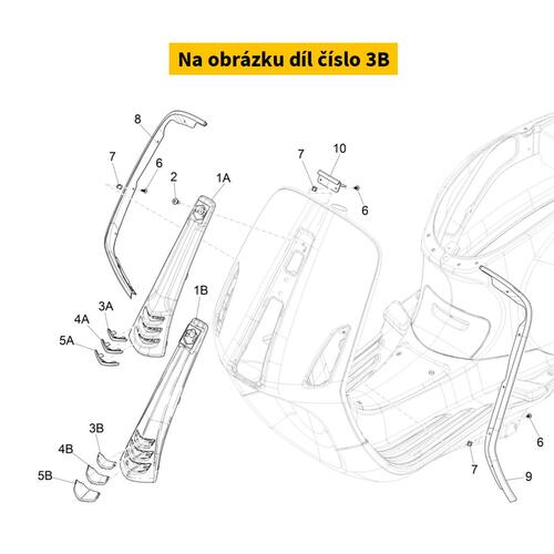 Upper Molding Grey CM2978025