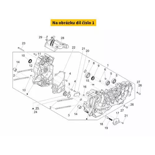 Complete Crankcase 1st Class CM31880101