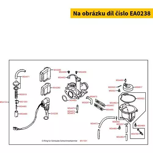 Kaltstartventil KB50/ZX50/Curio/Fever EA0238