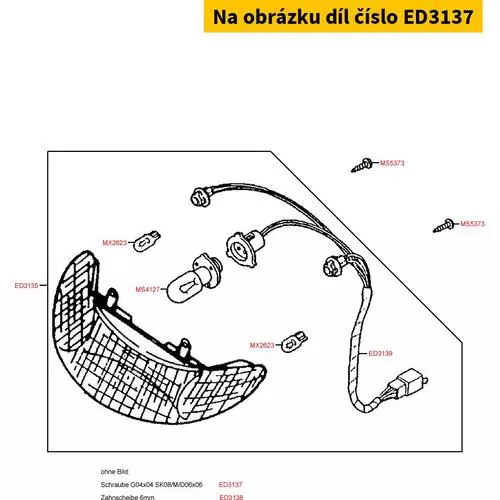 Schraube G04x004 SK08/M/D06x06 ED3137